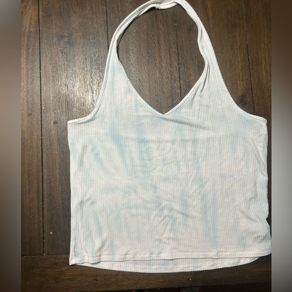 American Eagle Outfitters and Holister White and Orange Halter Tops - Picture 4 of 6